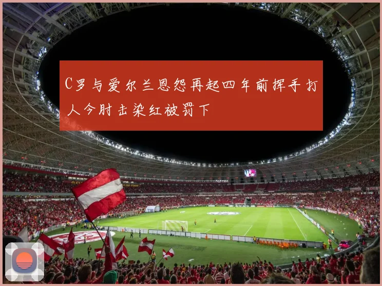 C罗与爱尔兰恩怨再起四年前挥手打人今肘击染红被罚下